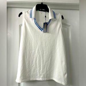 Ralph Lauren Polo Cicket Golf sleeveless top NWT . Size XL